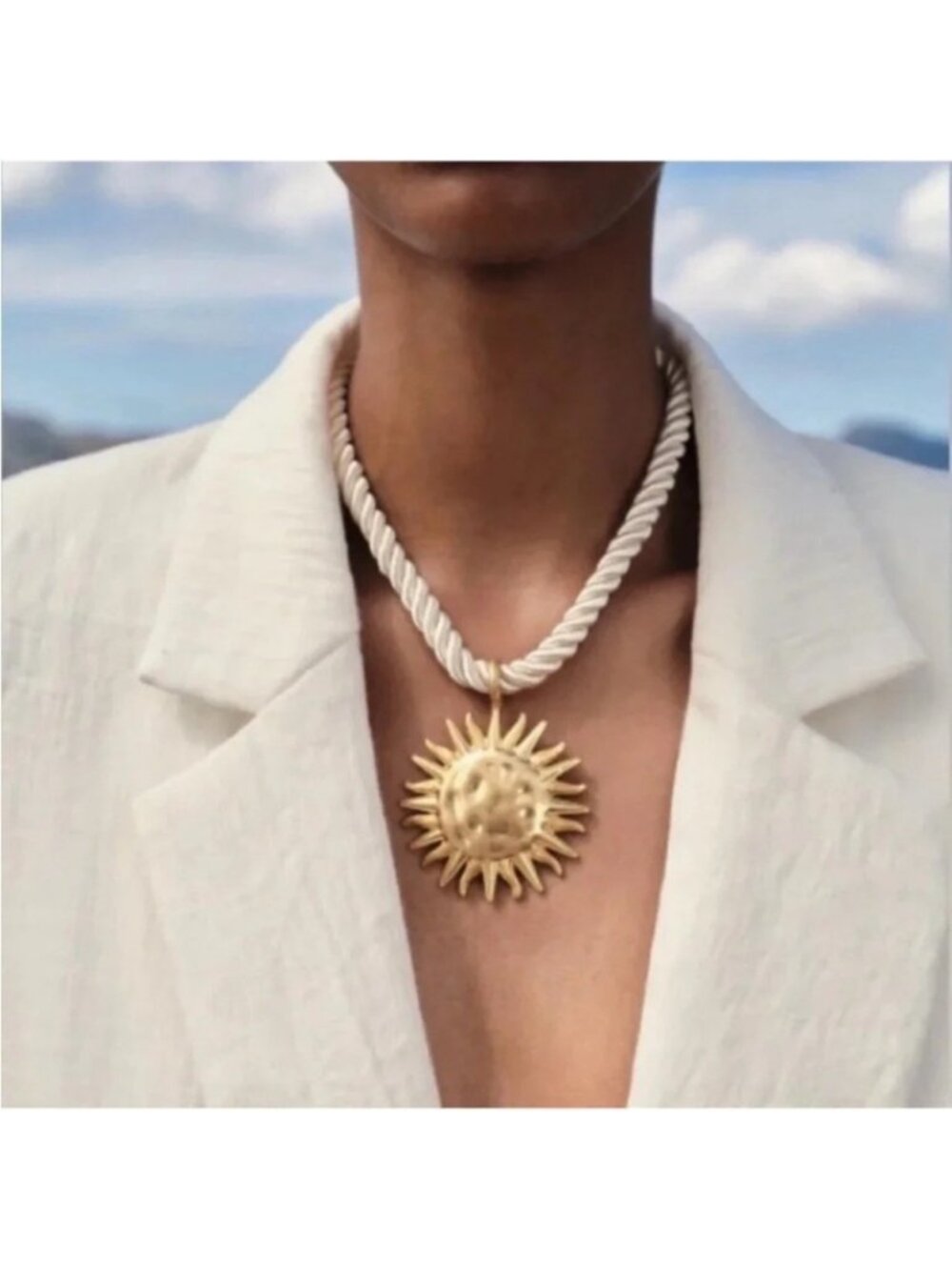 Zara Sun Gold Necklace